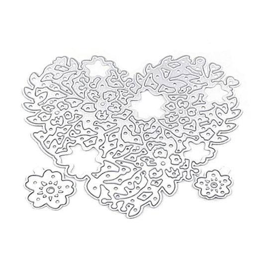 Stansmes Hart met bloem