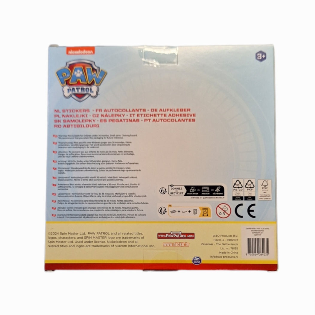 Paw Patrol stickerbox