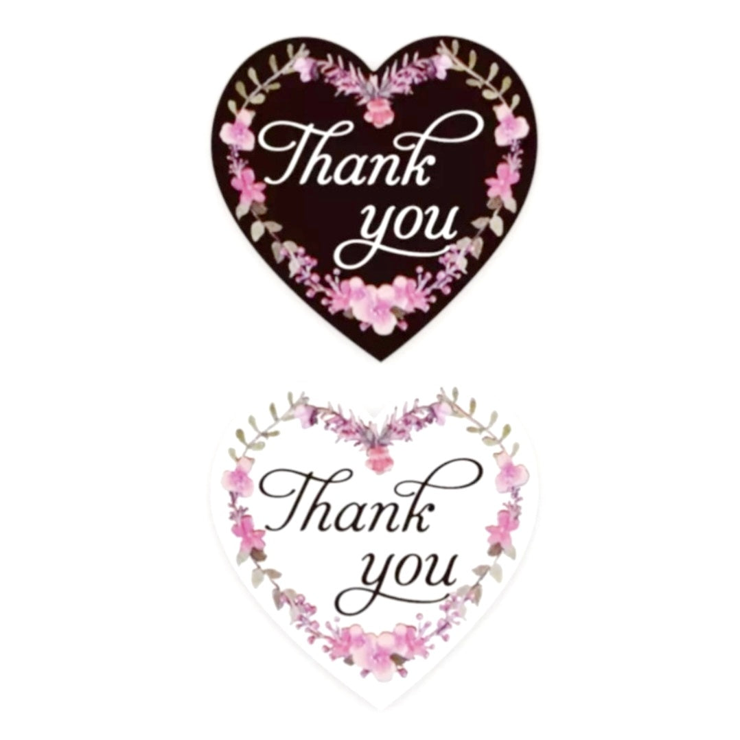2,5cm Thank You Stickers - Diverse Soorten