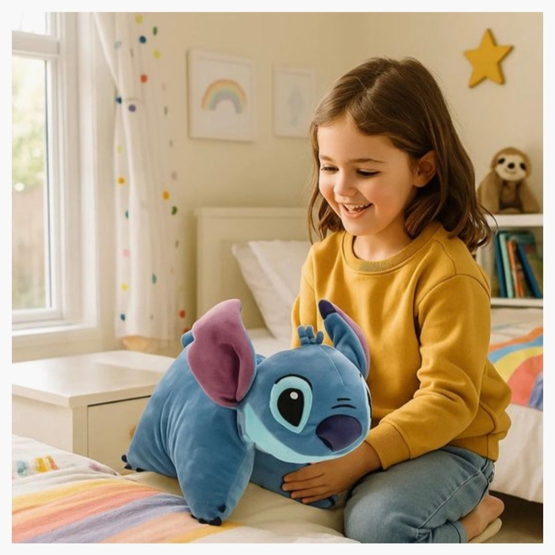 Stitch: Kussen & Knuffel 2in1