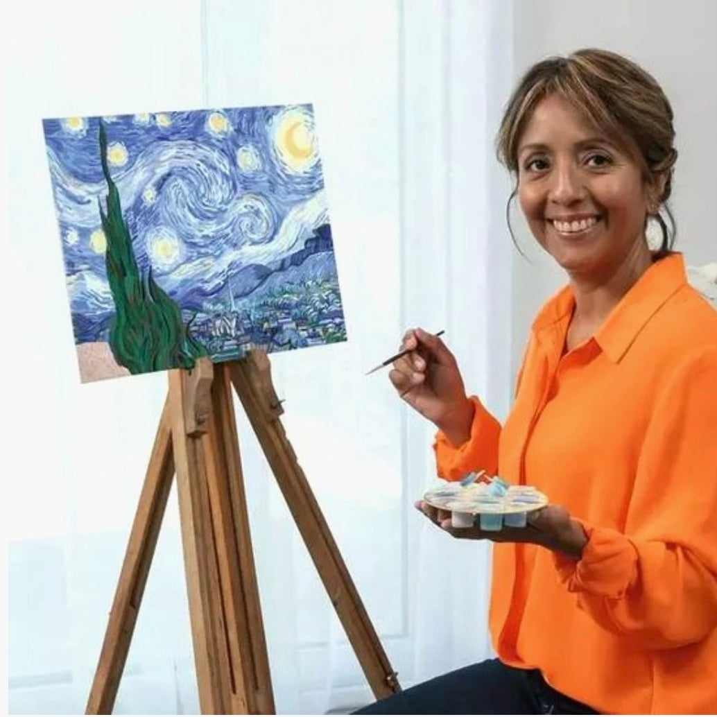 Ravensburger: The Starry Night (Van Gogh) schilderen op nummer