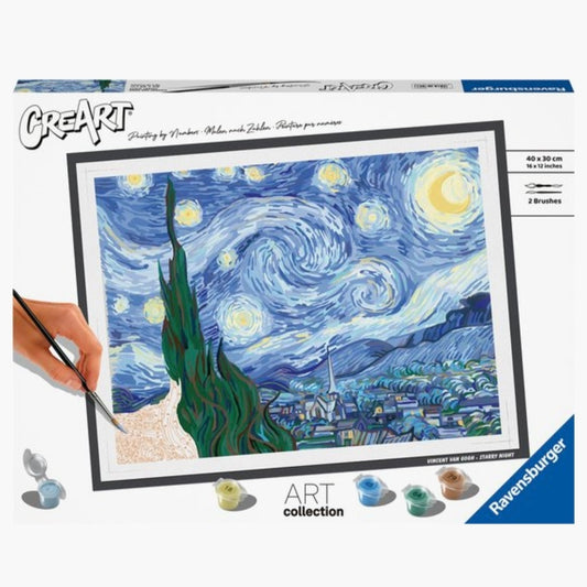 Ravensburger: The Starry Night (Van Gogh) schilderen op nummer