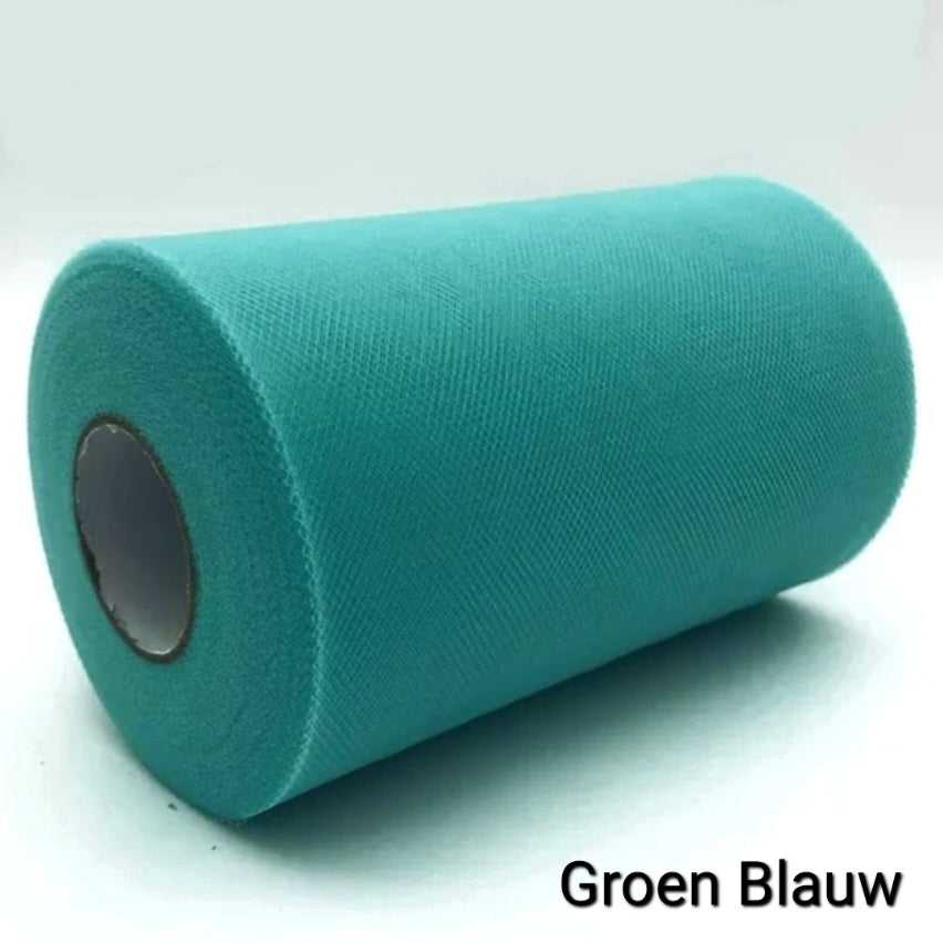 15cm Tule - Prijs per meter  (Diverse kleuren)