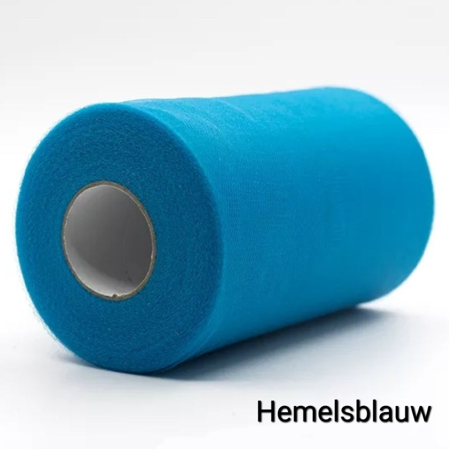 15cm Tule - Prijs per meter  (Diverse kleuren)