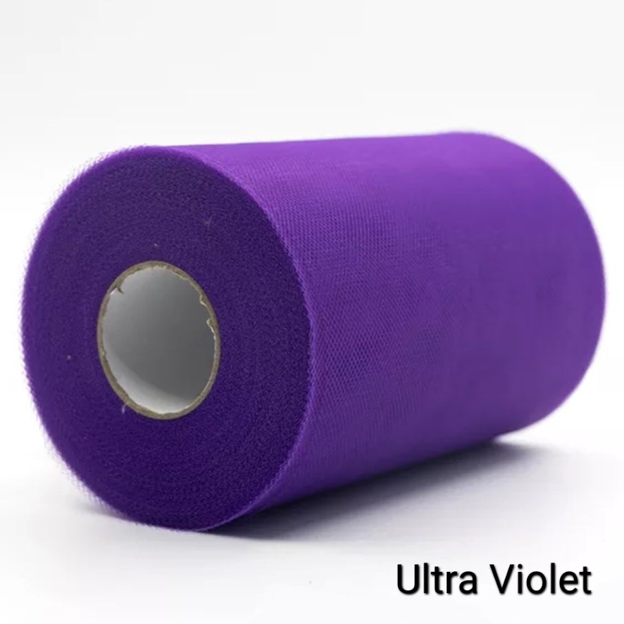15cm Tule - Prijs per meter  (Diverse kleuren)