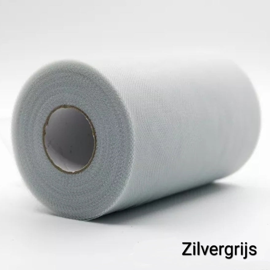 15cm Tule - Prijs per meter  (Diverse kleuren)