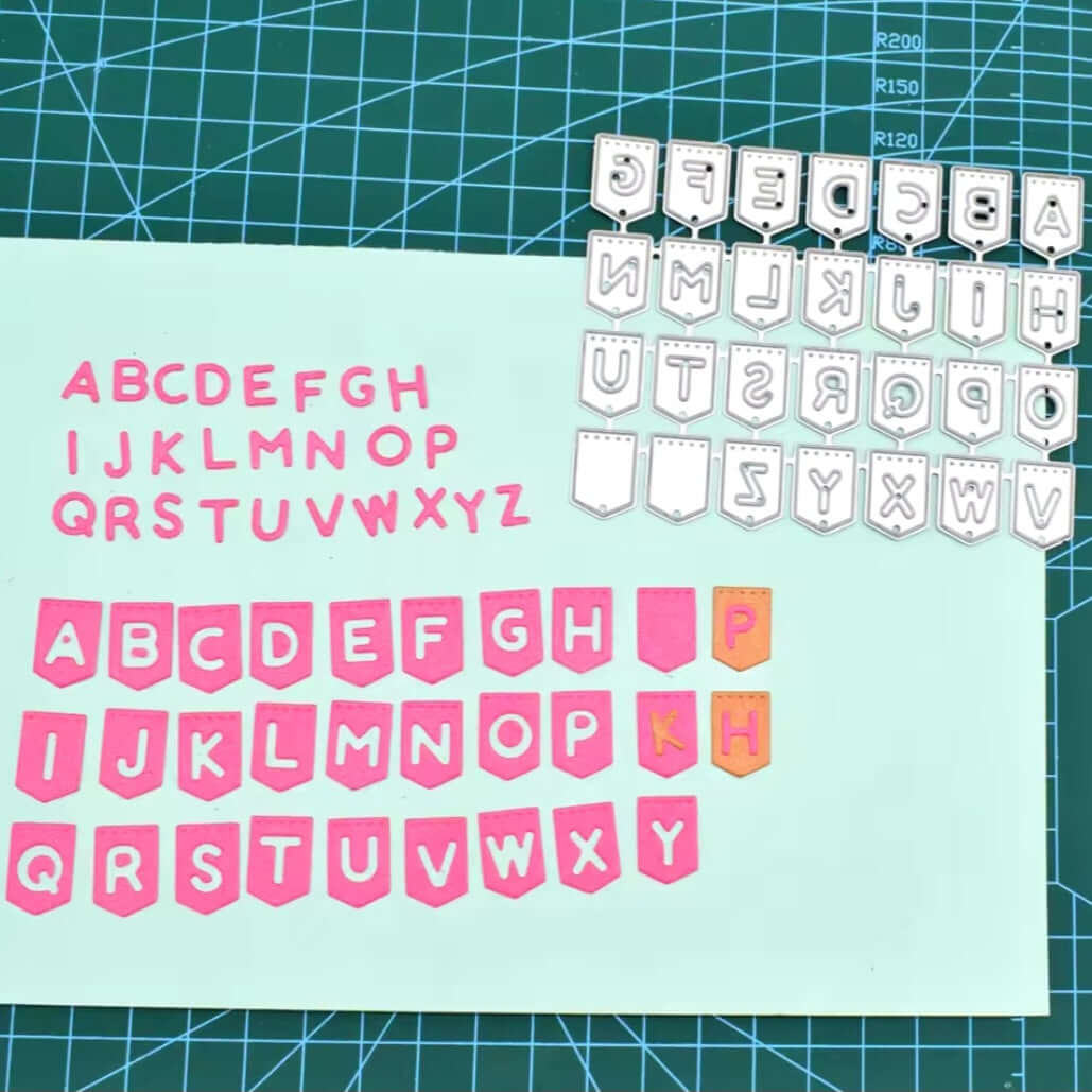 Stansmes Vlaggen alfabet Hoofdletters