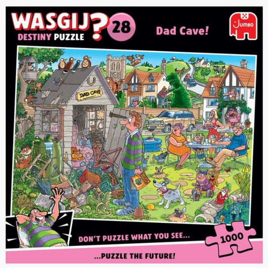 Wasgij 28 Destiny - Mancave van Pa - 1000