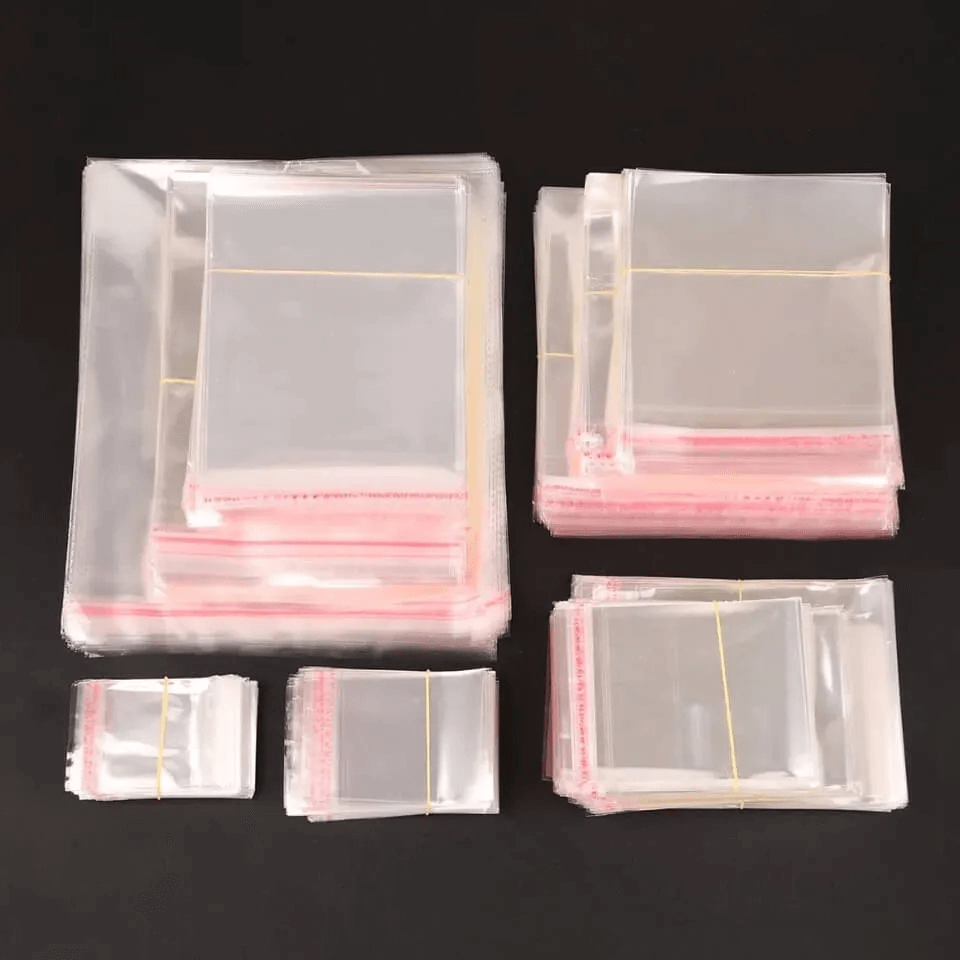 25 Cellofaan zakjes met plakstrip - Diverse Afmetingen