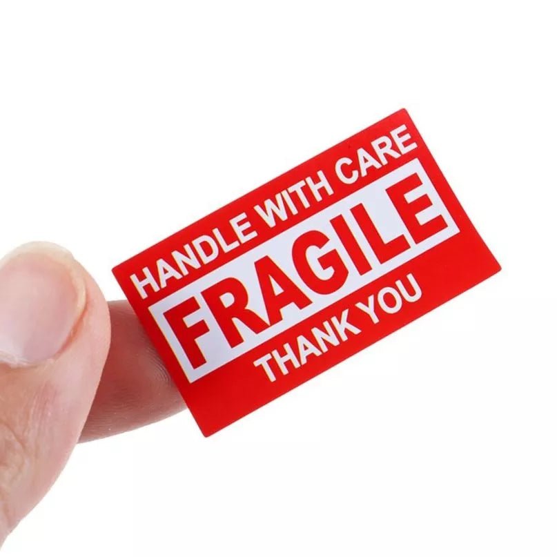 Grote Fragile Stickers (40 Stuks) - Multiplaza