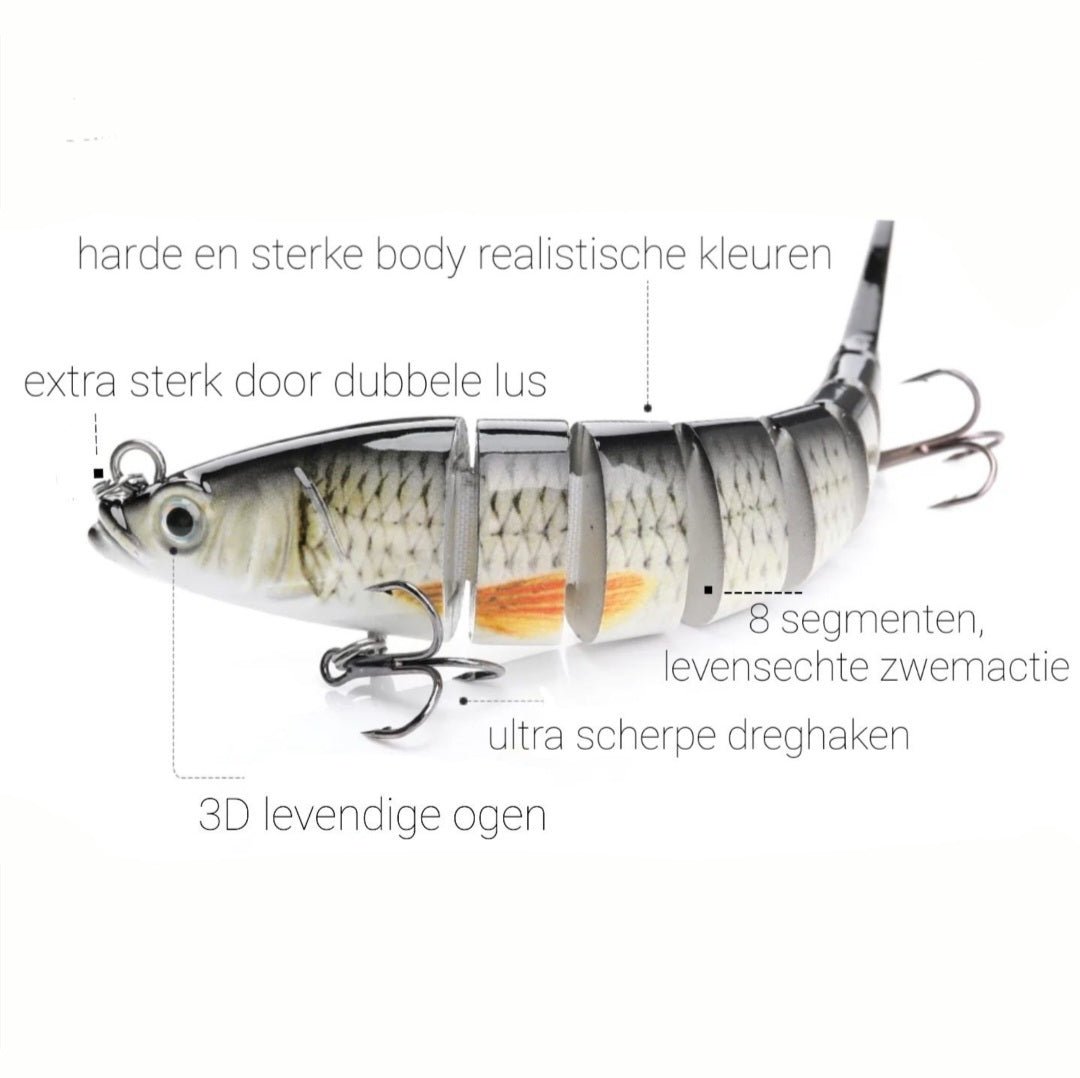 14cm Realistische Lokaas - Diverse Kleuren