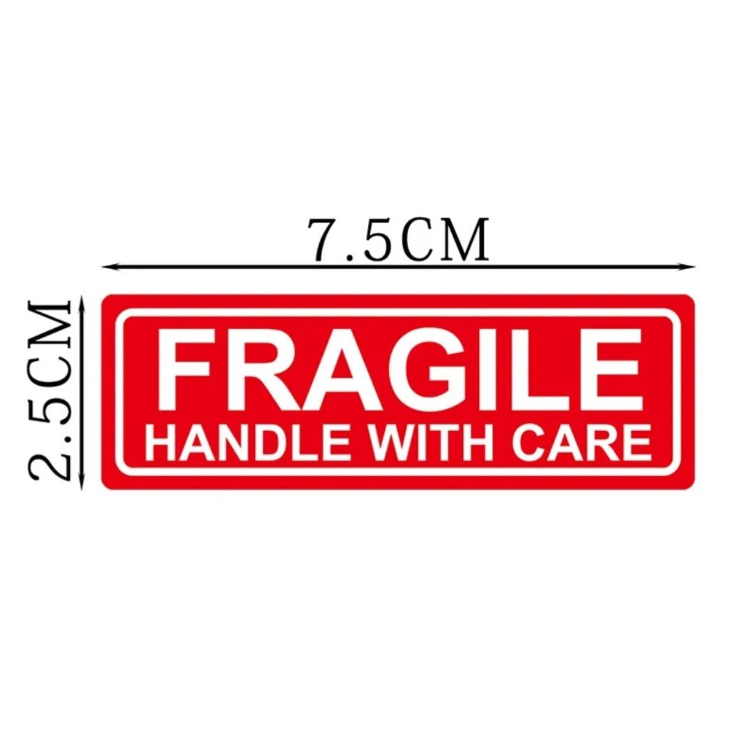 Kleine Fragile Stickers (25 Stuks) - Multiplaza