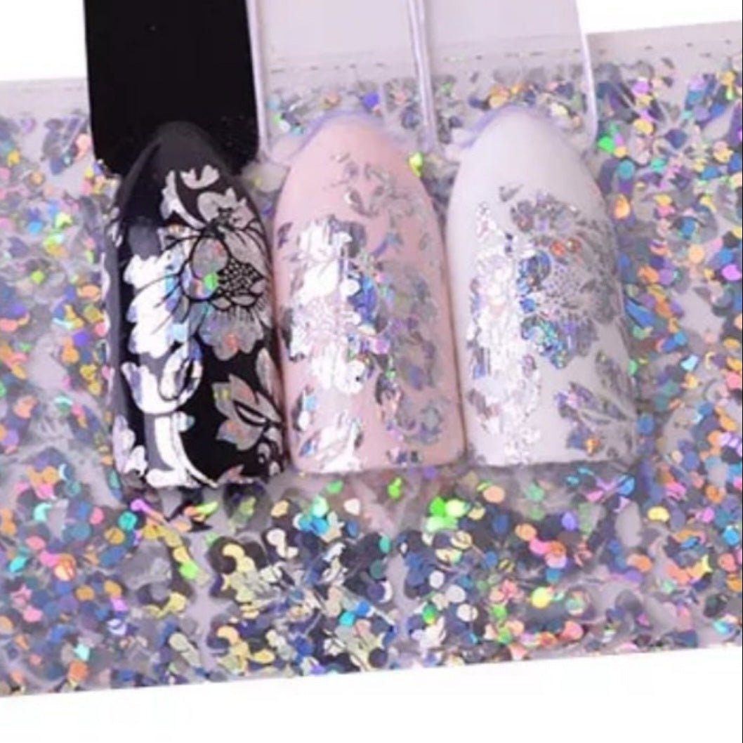 Bloemen Nagelfolie - Multiplaza