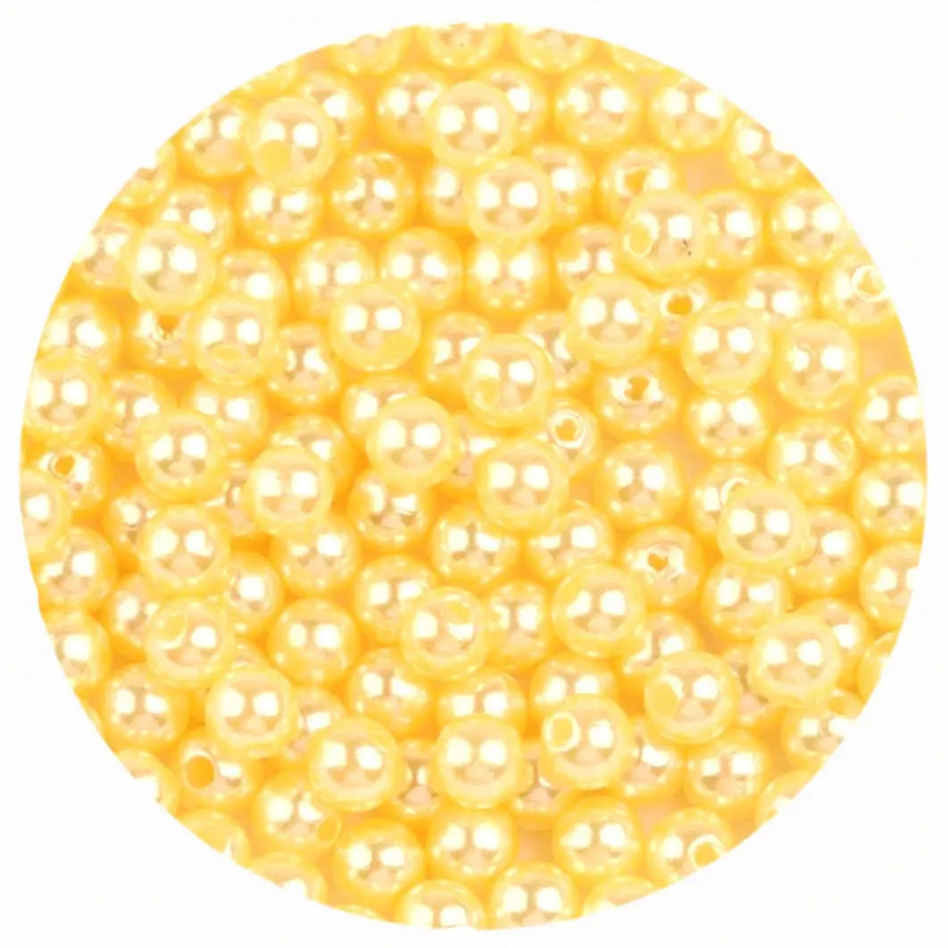 10g Acryl parelkralen 4mm -  Diverse kleuren  -  Multiplaza