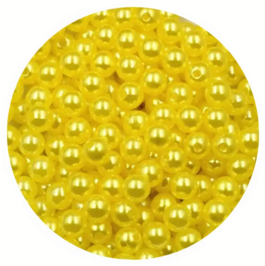 10g Acryl parelkralen 4mm -  Diverse kleuren  -  Multiplaza