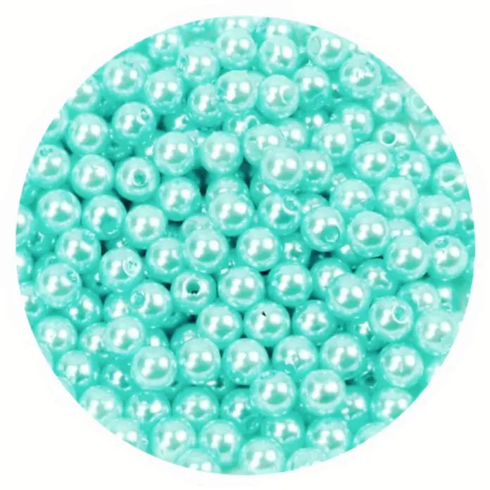 10g Acryl parelkralen 4mm -  Diverse kleuren  -  Multiplaza