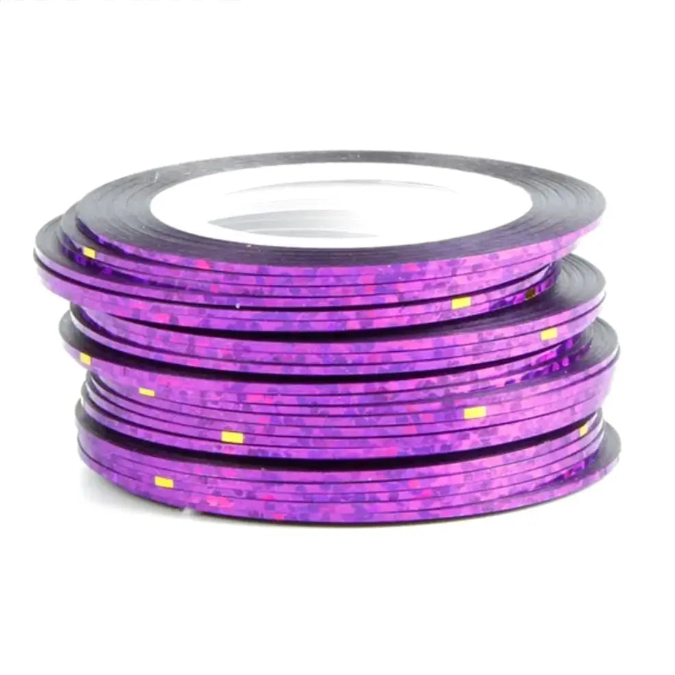 1mm Nagel striping tape met motief - Diverse Kleuren  -  Multiplaza