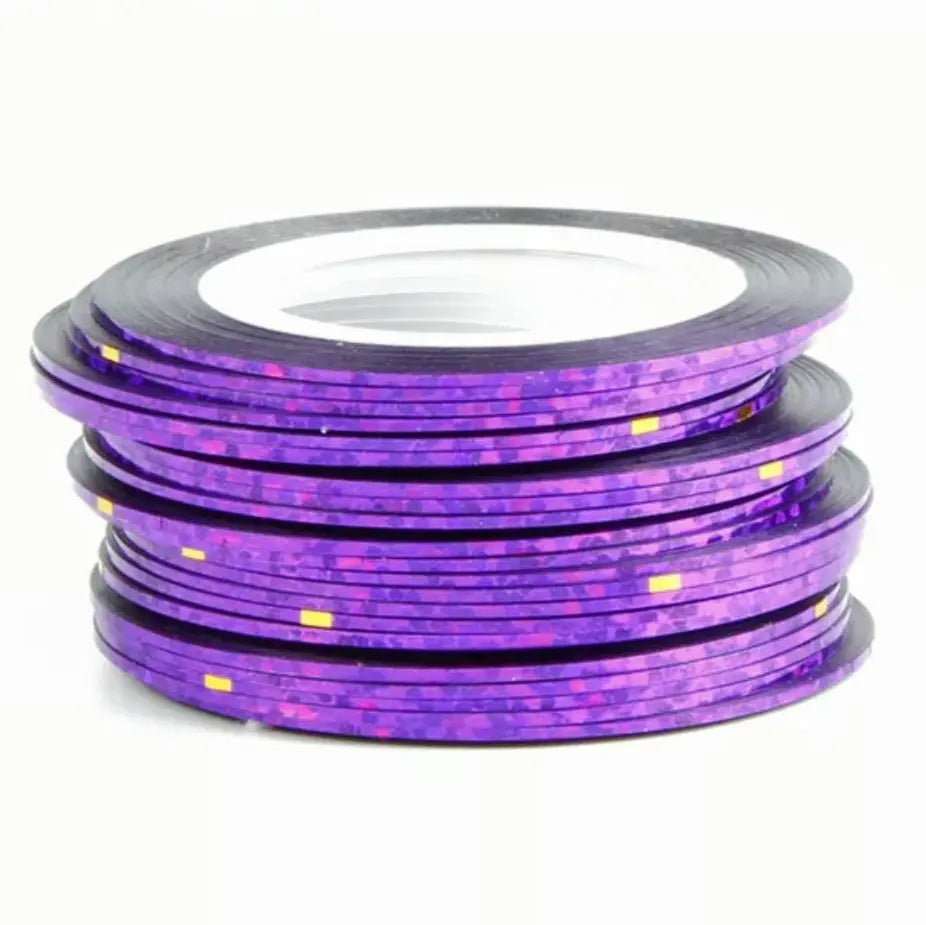 1mm Nagel striping tape met motief - Diverse Kleuren  -  Multiplaza