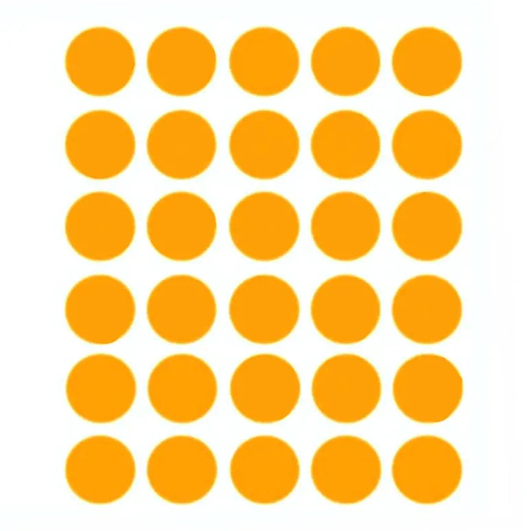 2cm Ronde Etiketten (150 Stuks) - Diverse kleuren  -  Multiplaza