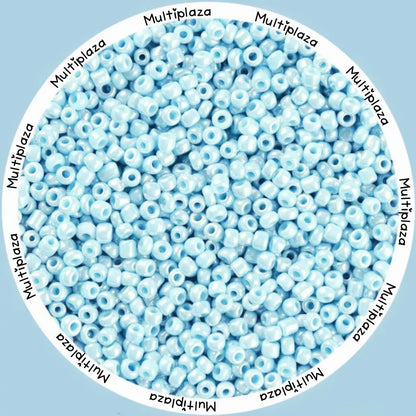 2mm Zakje rocailles glaskralen - Effen Kleuren  -  Multiplaza
