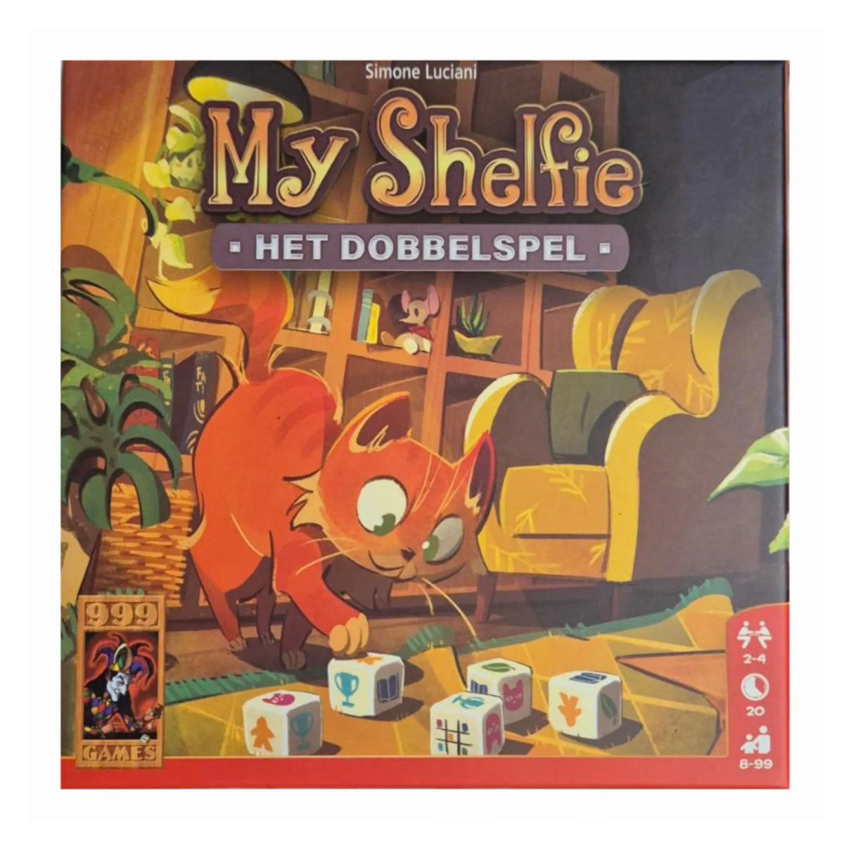 999 Games: My Shelfie - Het Dobbelspel  -  Multiplaza