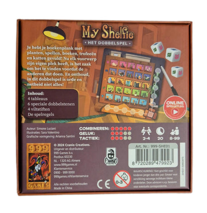 999 Games: My Shelfie - Het Dobbelspel  -  Multiplaza