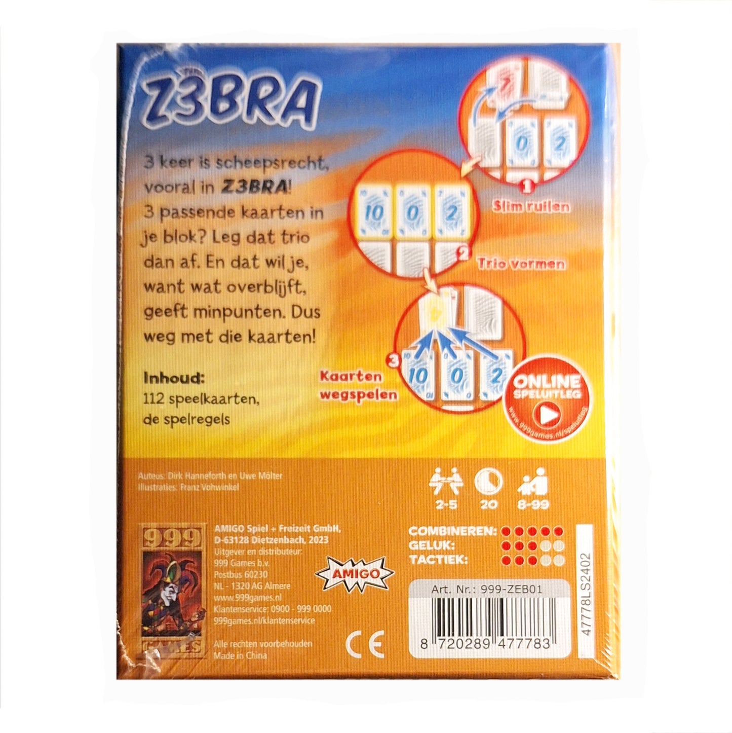 999 games: Z3bra - Kaartspel