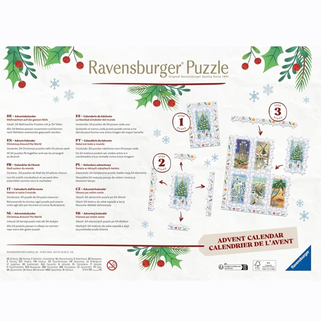 Ravensburger: Adventskalender  Christmas - Around the world