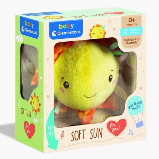 Clementoni: Baby Knuffel Muziek soft sun (0+M)