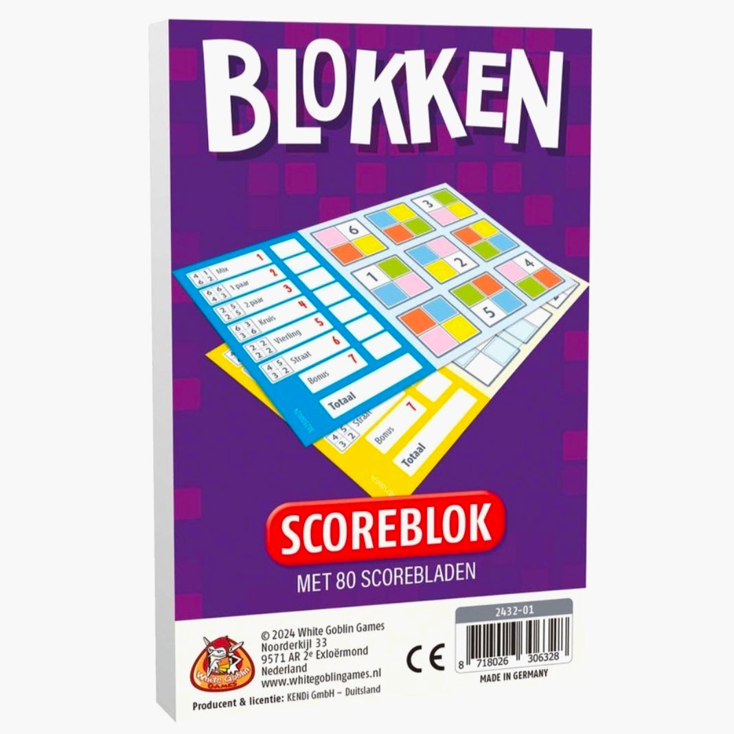 White Goblin: Blokken Scorebloks
