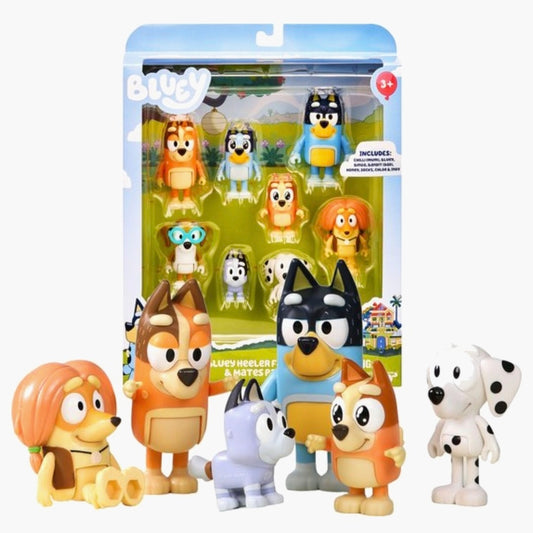 Bluey: 8 Speelfiguren set