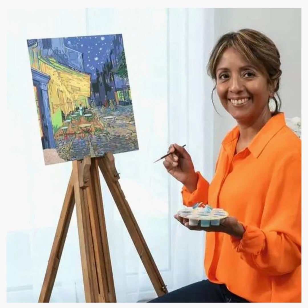 Ravensburger: Cafe terrace (Van Gogh) schilderen op nummer