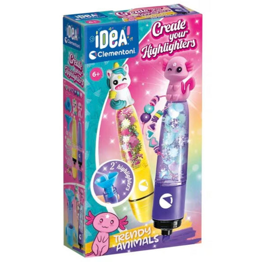 Clementoni: Idea - Markeerstiften  Animals - 2 stuks