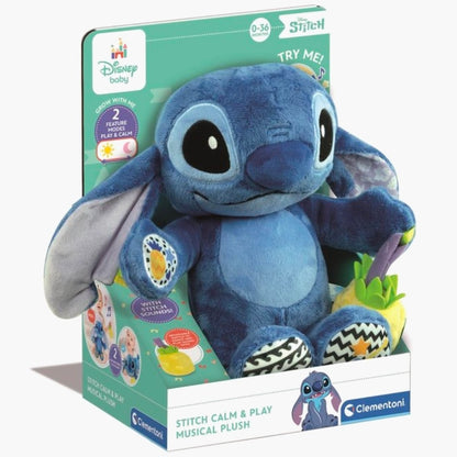 Clementoni: Stitch Knuffel met geluid (0-36M)  -  Multiplaza