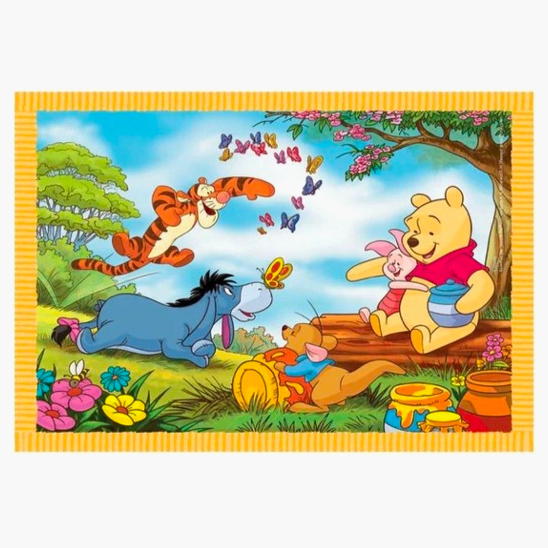 Clementoni: Winnie de Pooh 4 Puzzels - 12+16+20+24