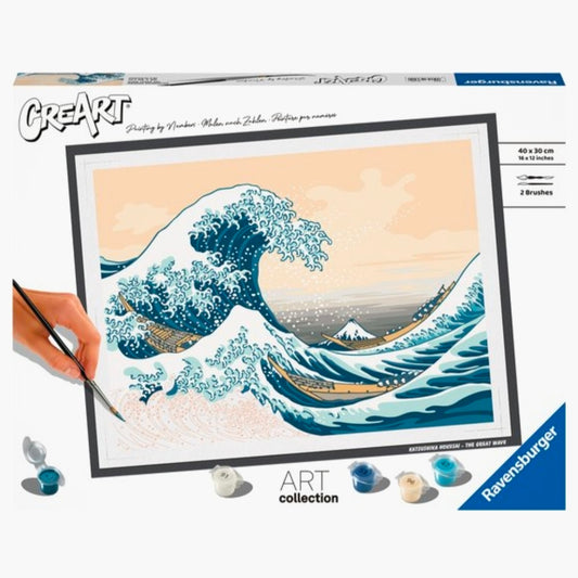 Ravensburger: CreArt Hokusai - The Great Wave - Schilderen op Nummer
