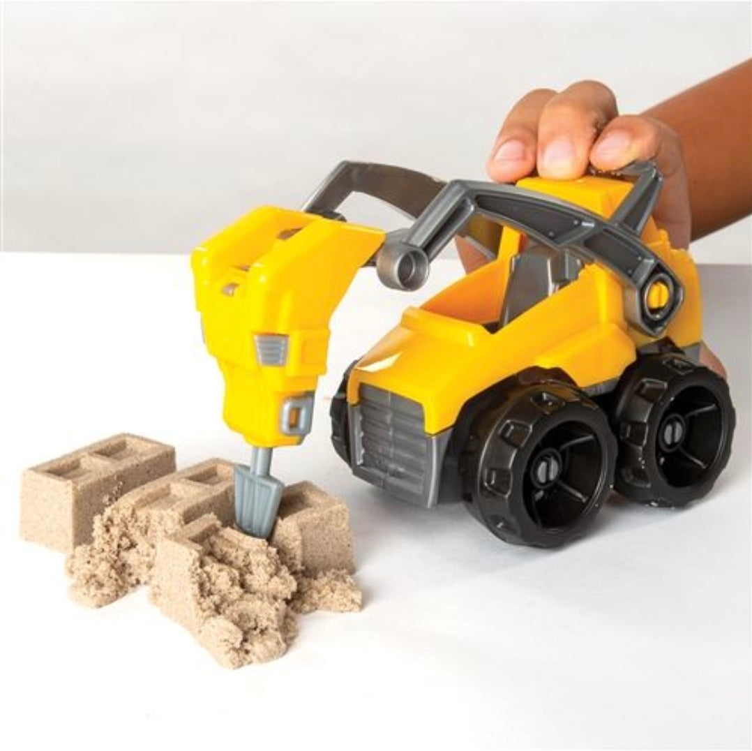 Kinetic Sand: Graaf- en Sloopset met truck en 0,9kg Sand