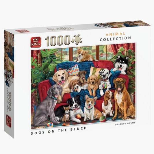 King: Dogs on the Bench - 1000