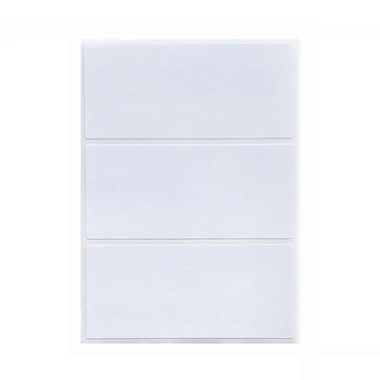 Witte etiketten 34x75mm (30 stuks)