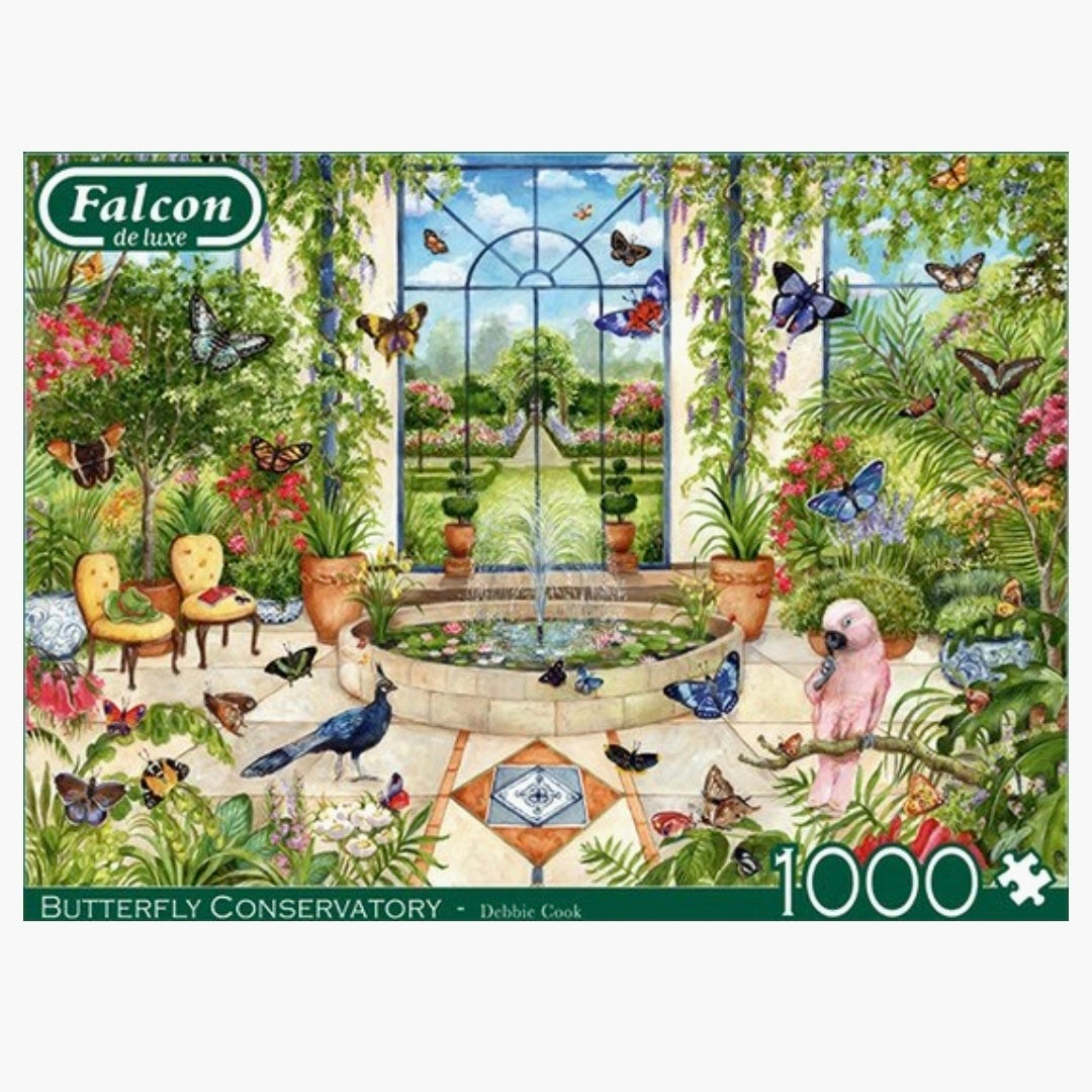 Falcon: Debbie Cook - Butterfly Conservatory - 1000