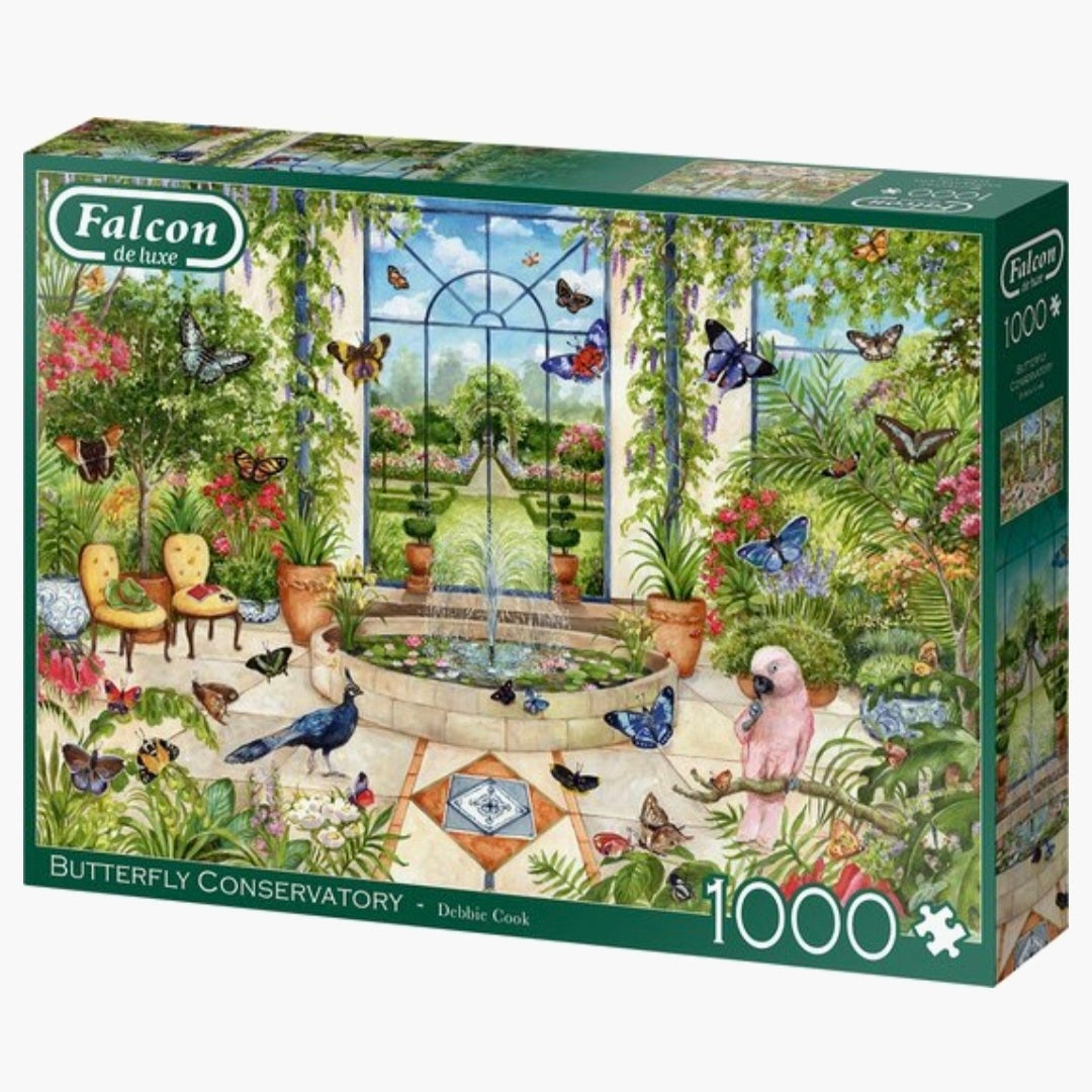 Falcon: Debbie Cook - Butterfly Conservatory - 1000