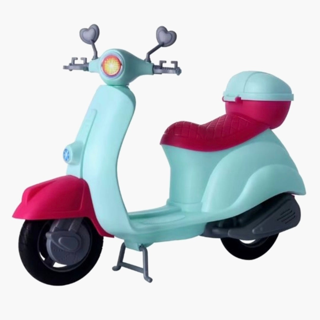 Fashion Doll met Scooter en accessoires