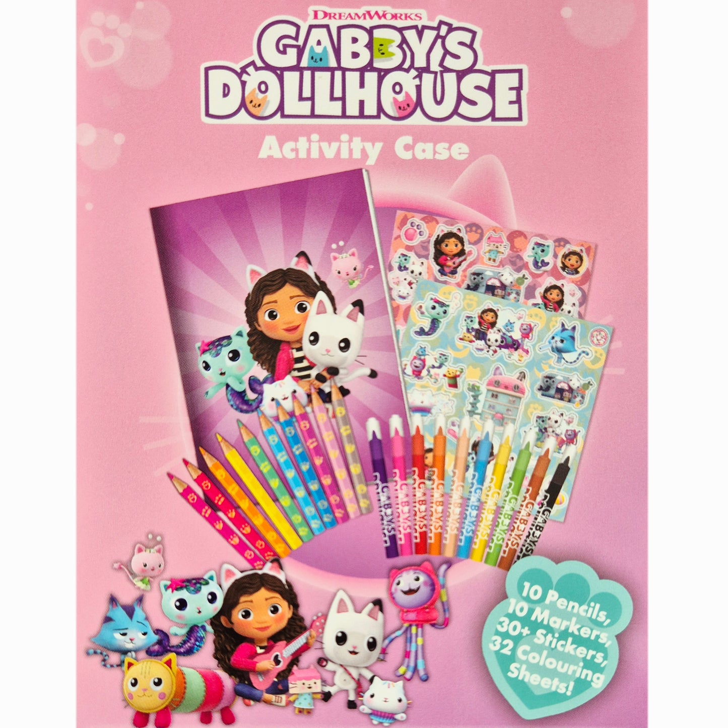 Tekenkoffer - Gabby's Dollhouse - 80 delig+