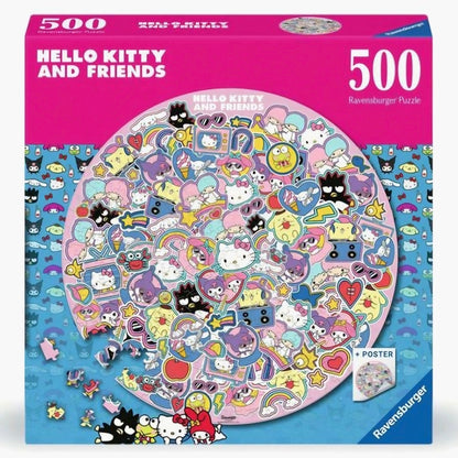 Hello Kitty: Ronde Puzzel - 500
