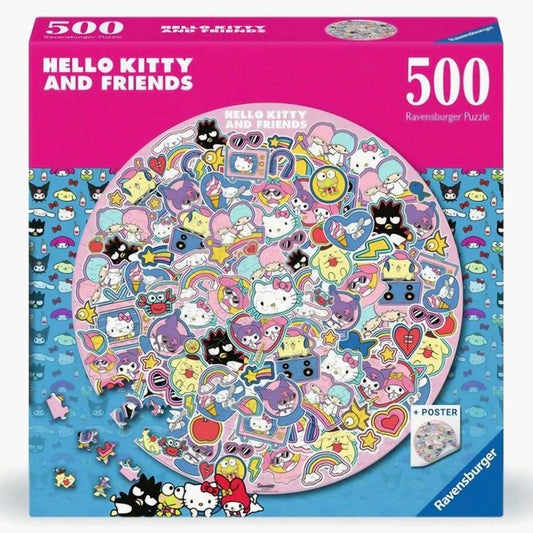 Hello Kitty: Ronde Puzzel - 500