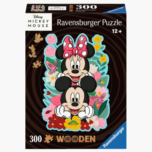 Ravensburger: Shaped Hout Mickey & Minnie - 300