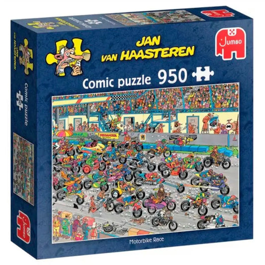 Jan van Haasteren - Motorbike Race - 950  -  Multiplaza
