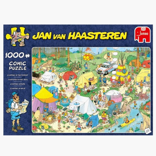 Jumbo: Jan van Haasteren - Kamperen in het bos - 1000