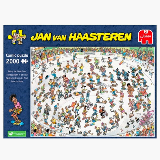 Jan van Haasteren: Skateboarden in de Bowl - 2000