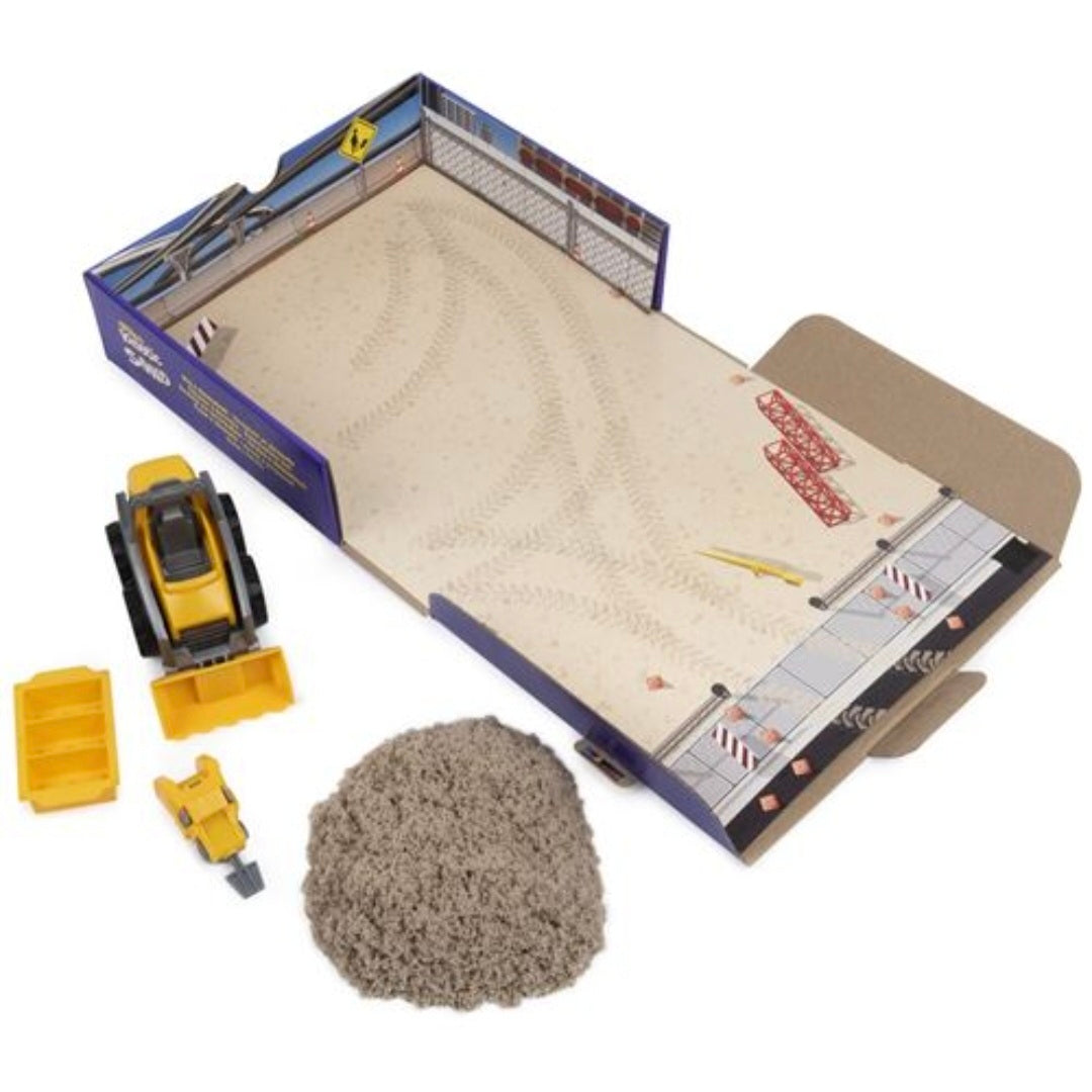 Kinetic Sand: Graaf- en Sloopset met truck en 0,9kg Sand
